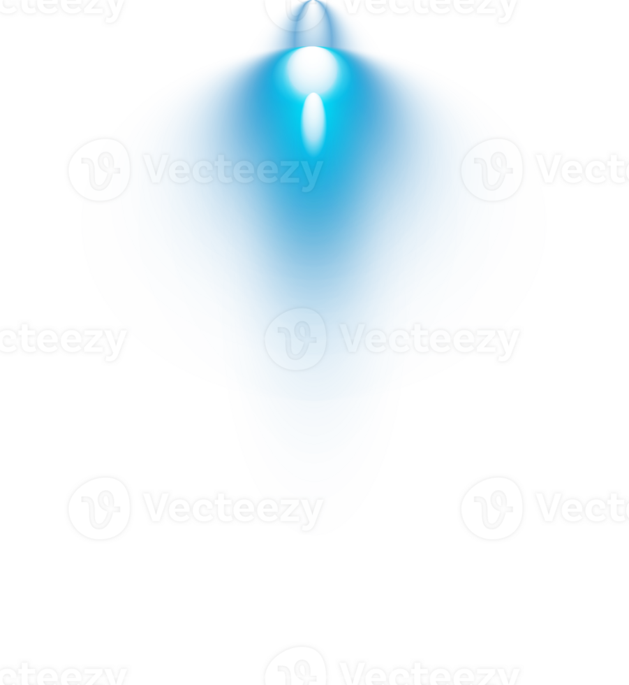 Bright blue Spotlight. Scene. Stage. Podium. Light Effects. Glow light effect. Glowing lamp. . Illustration number 180 png