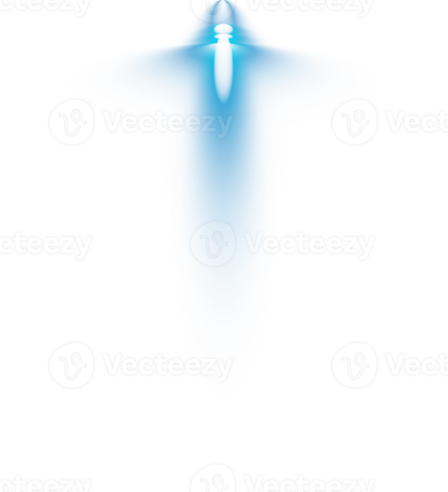 Bright blue Spotlight. Scene. Stage. Podium. Light Effects. Glow light effect. Glowing lamp. . Illustration number 173 png