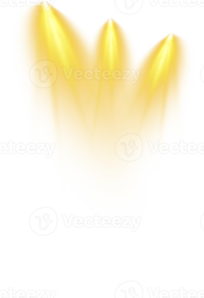 Bright Yellow or Golden Spotlight. Scene. Stage. Podium. Light Effects. Glow light effect. Glowing lamp. . Illustration number 103 png
