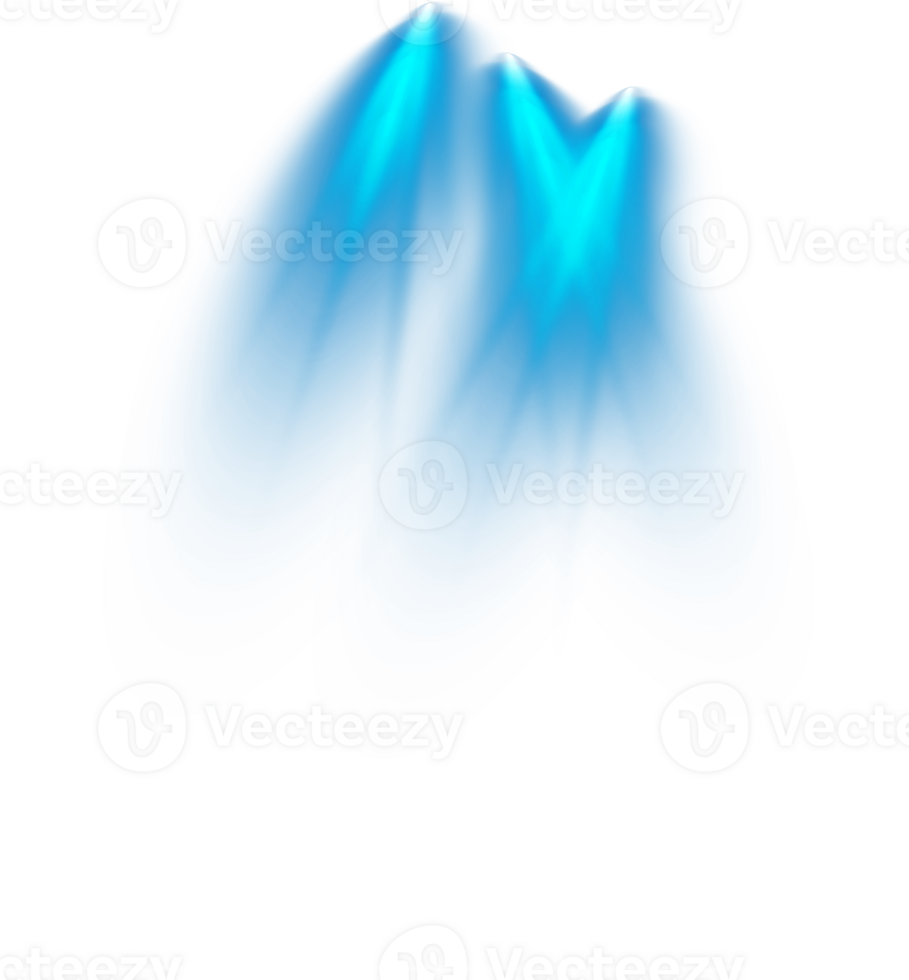 Bright blue Spotlight. Scene. Stage. Podium. Light Effects. Glow light effect. Glowing lamp. . Illustration number 101 png