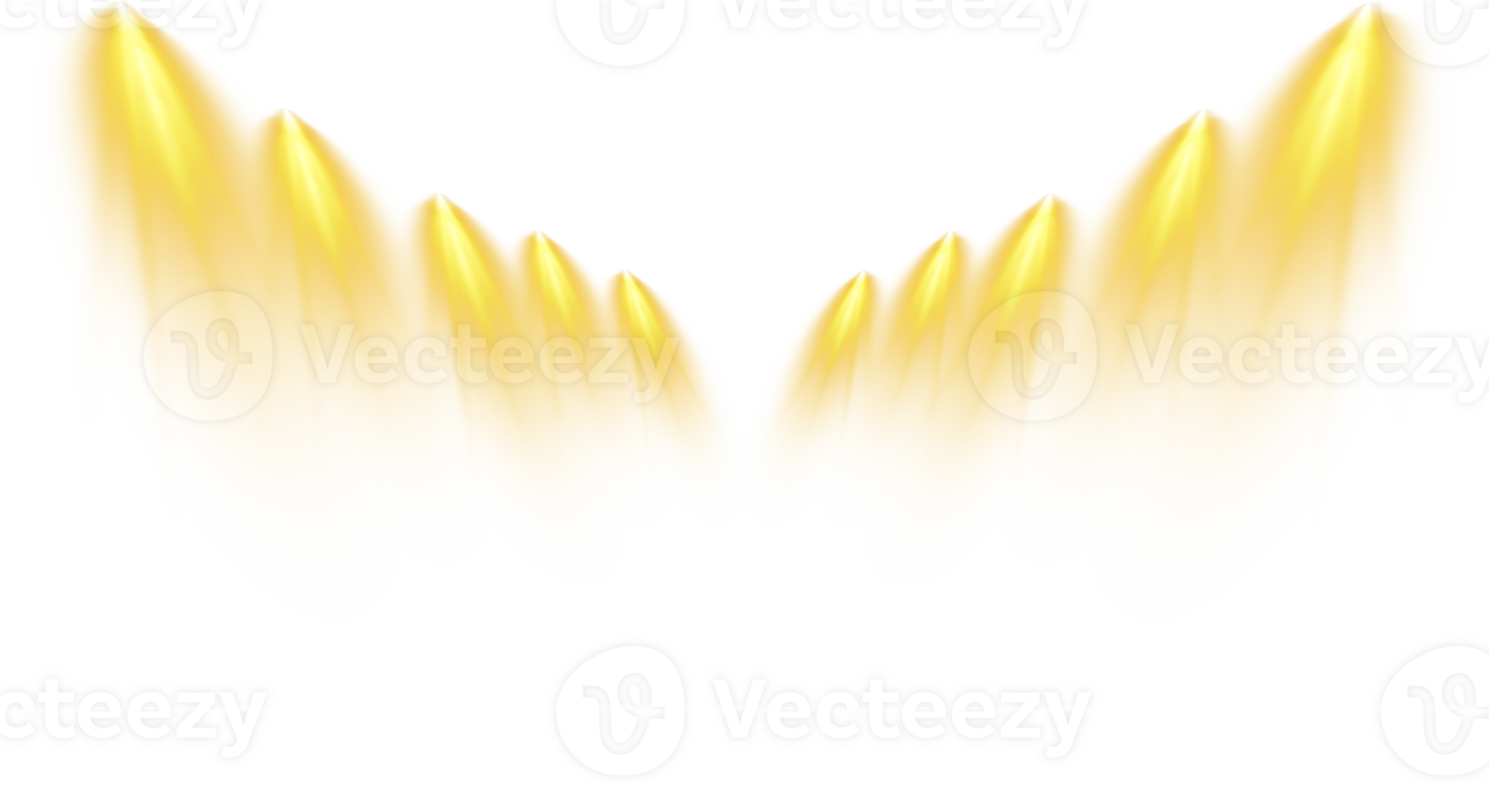 Bright Yellow or Golden Spotlight. Scene. Stage. Podium. Light Effects. Glow light effect. Glowing lamp. . Illustration number 91 png