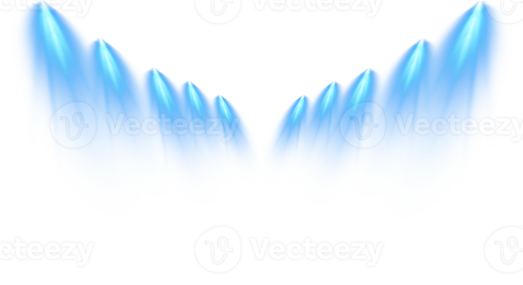 Bright blue Spotlight. Scene. Stage. Podium. Light Effects. Glow light effect. Glowing lamp. . Illustration number 89 png