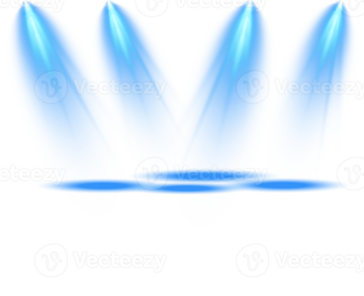 Bright White Spotlight. Scene. Stage. Podium. Light Effects. Glow light effect. Glowing lamp. . Illustration number 144 png