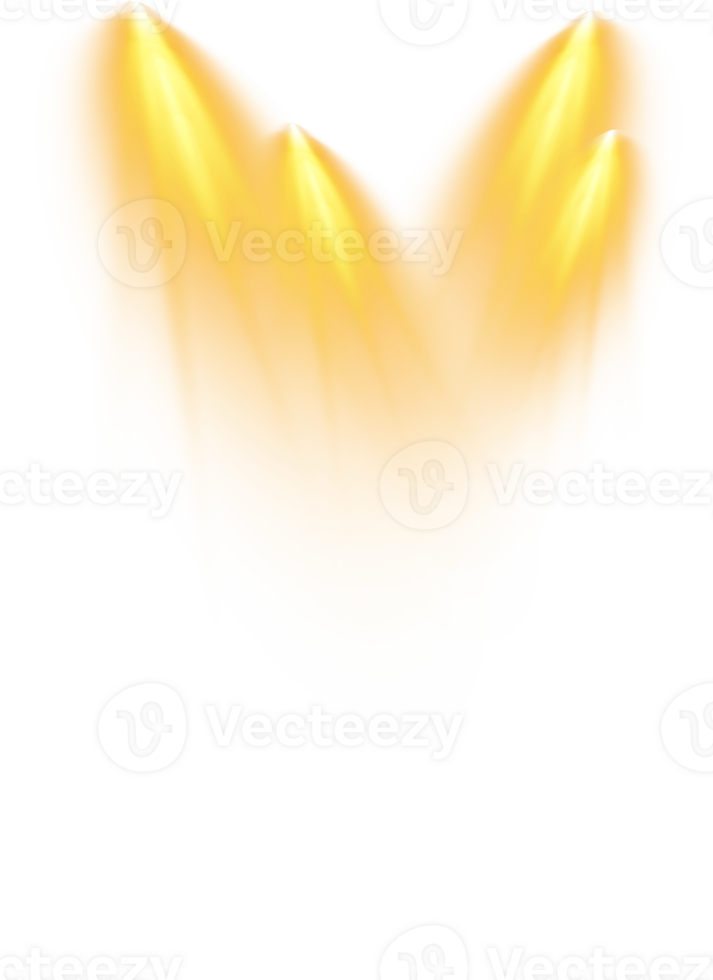 Bright Yellow or Golden Spotlight. Scene. Stage. Podium. Light Effects. Glow light effect. Glowing lamp. . Illustration number 67 png