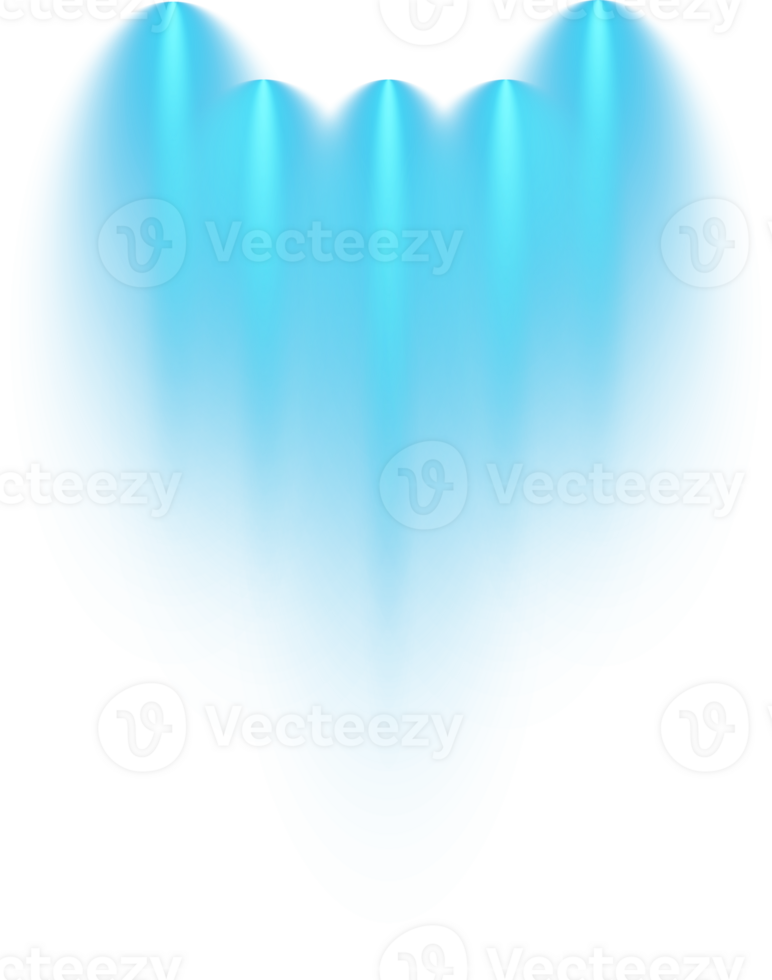 Bright blue Spotlight. Scene. Stage. Podium. Light Effects. Glow light effect. Glowing lamp. . Illustration number 73 png
