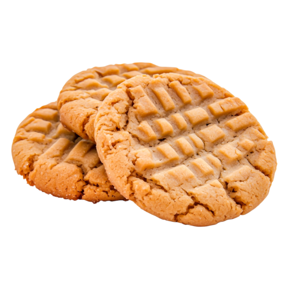 Deliciously Baked Peanut Butter Cookies Soft and Crunchy Treats for Enjoyment png