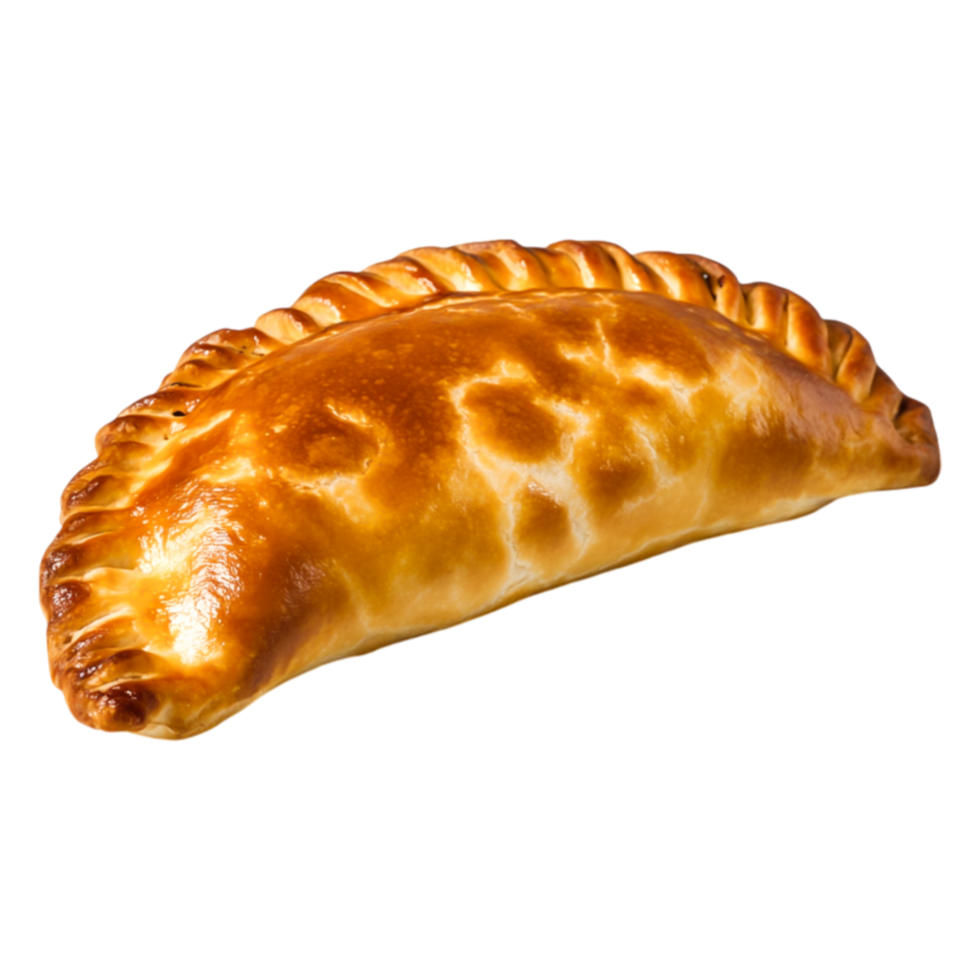 Delicious golden-brown pastry with crispy crust and savory filling png