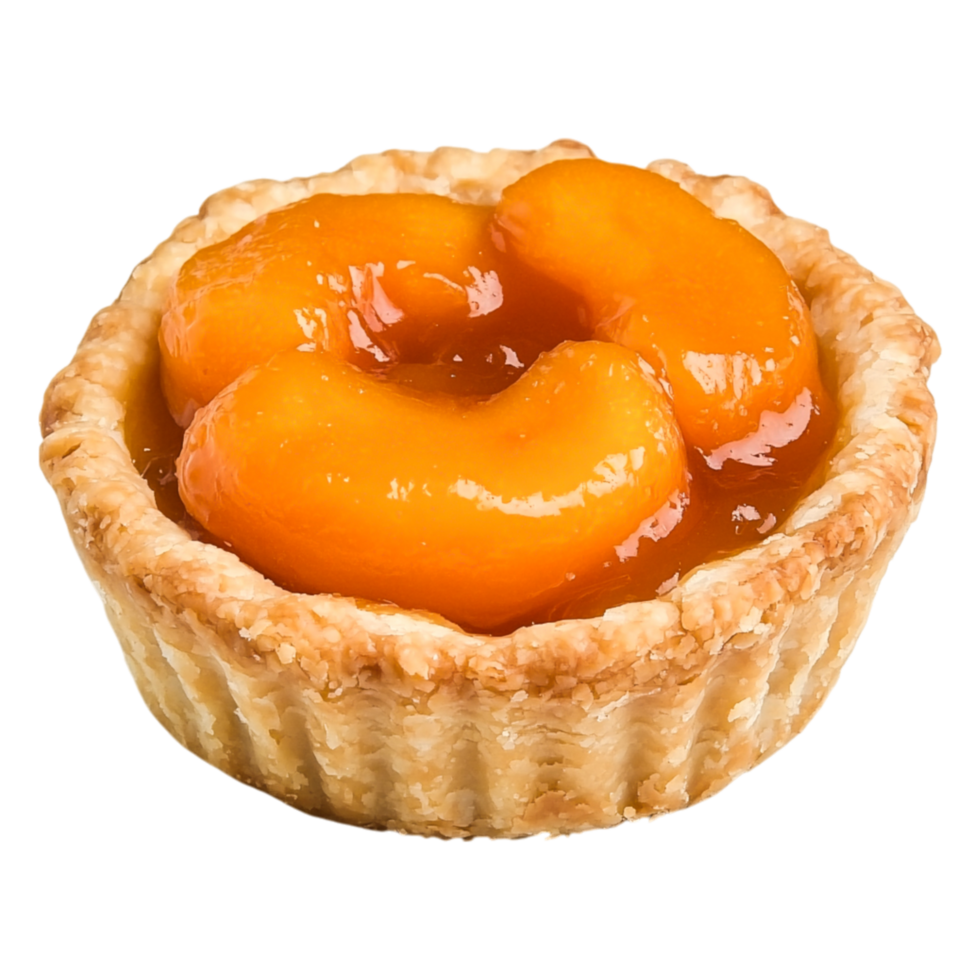 Delicious Peach Tart with Glazed Apricots Shortcrust Pastry Base png
