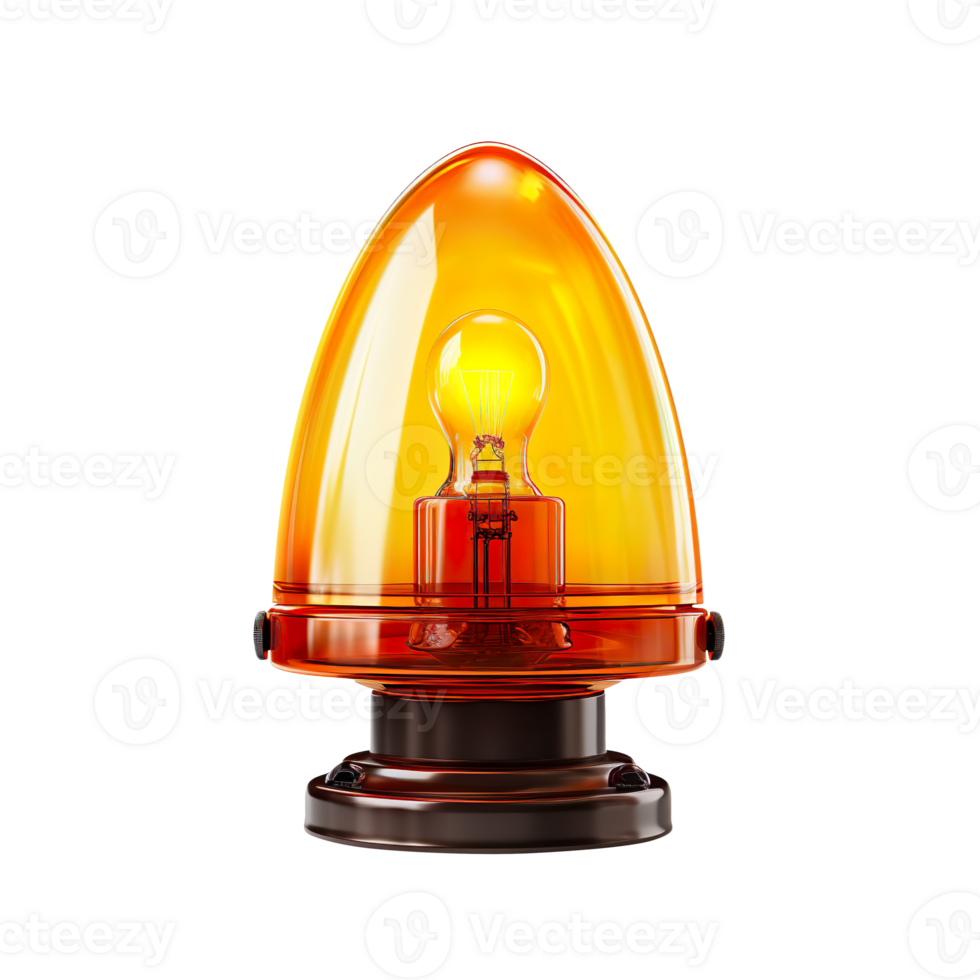 Alert Indicator Lamp isolated on transparent background png