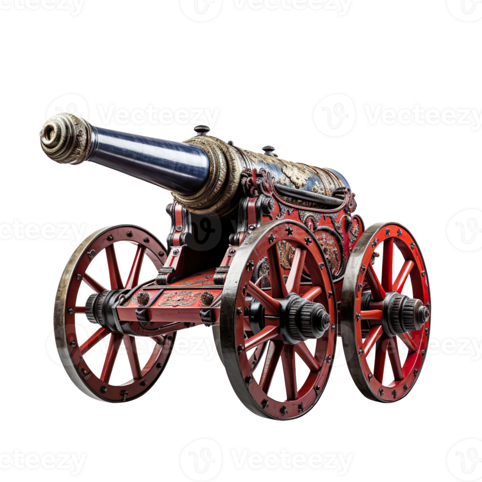 Artillery isolated on a transparent background png