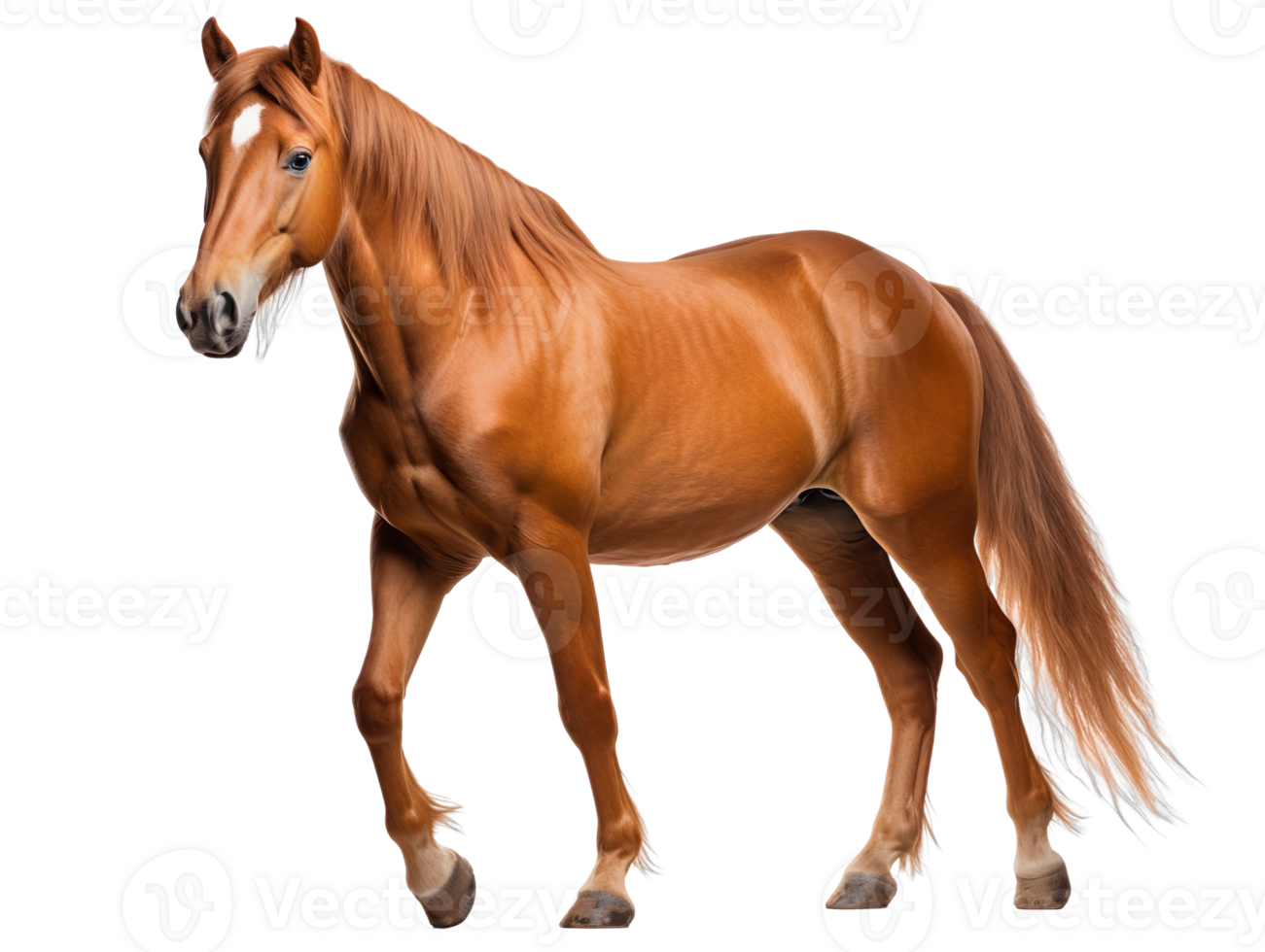 Australian Stock Horse Mustang isolated on transparent background png