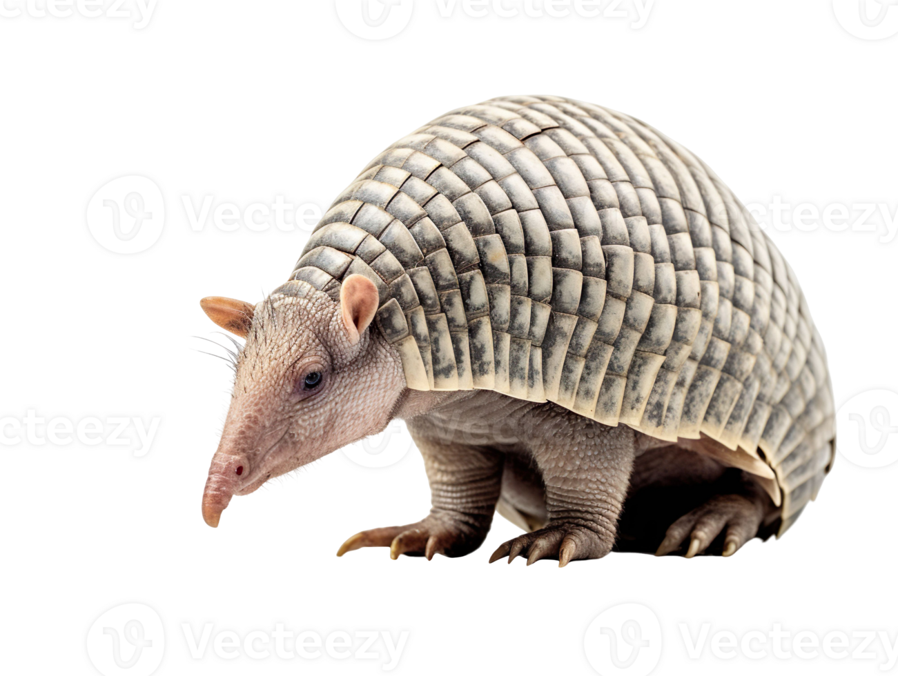 Armadillo isolated on transparent background png