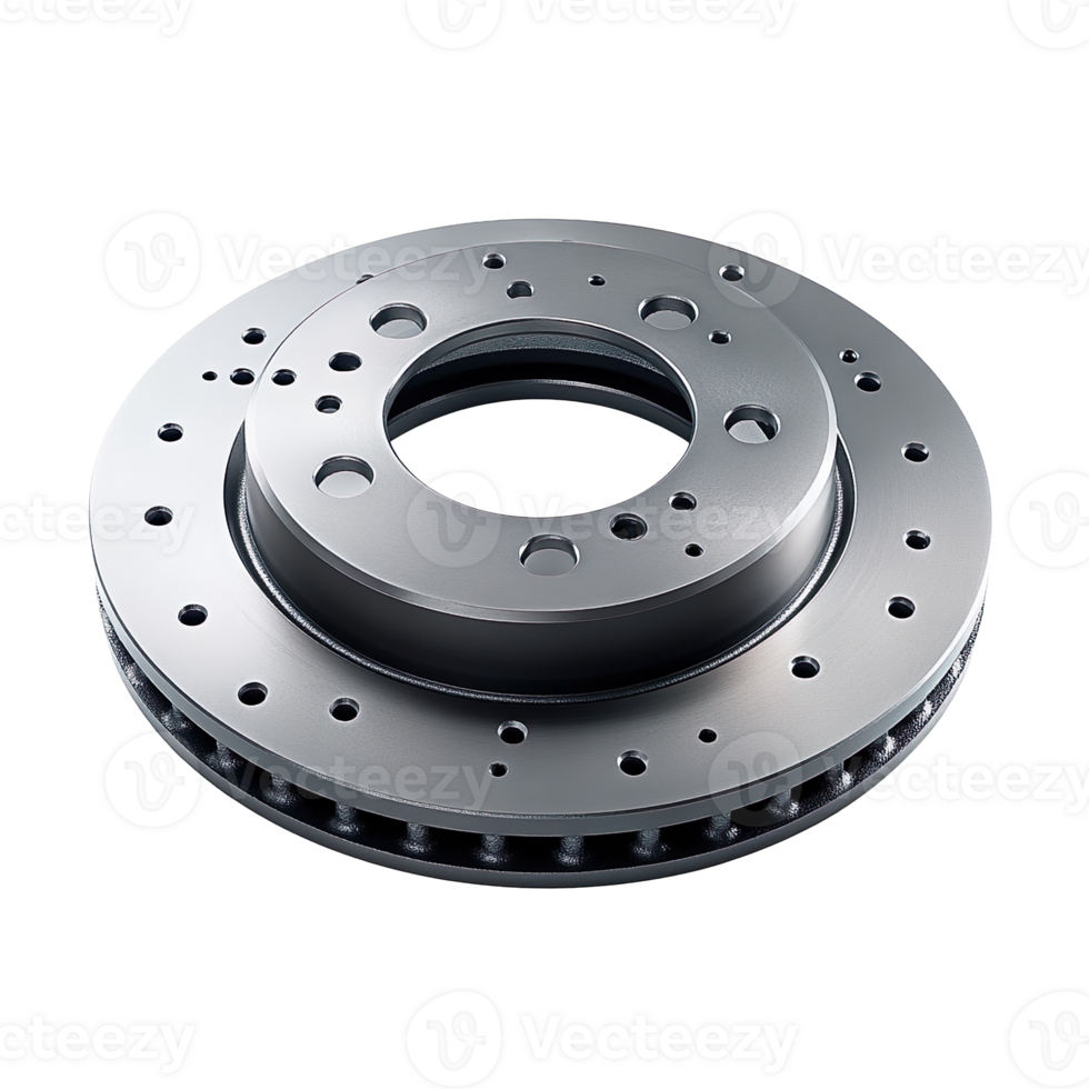 Brake rotor isolated on transparent background png