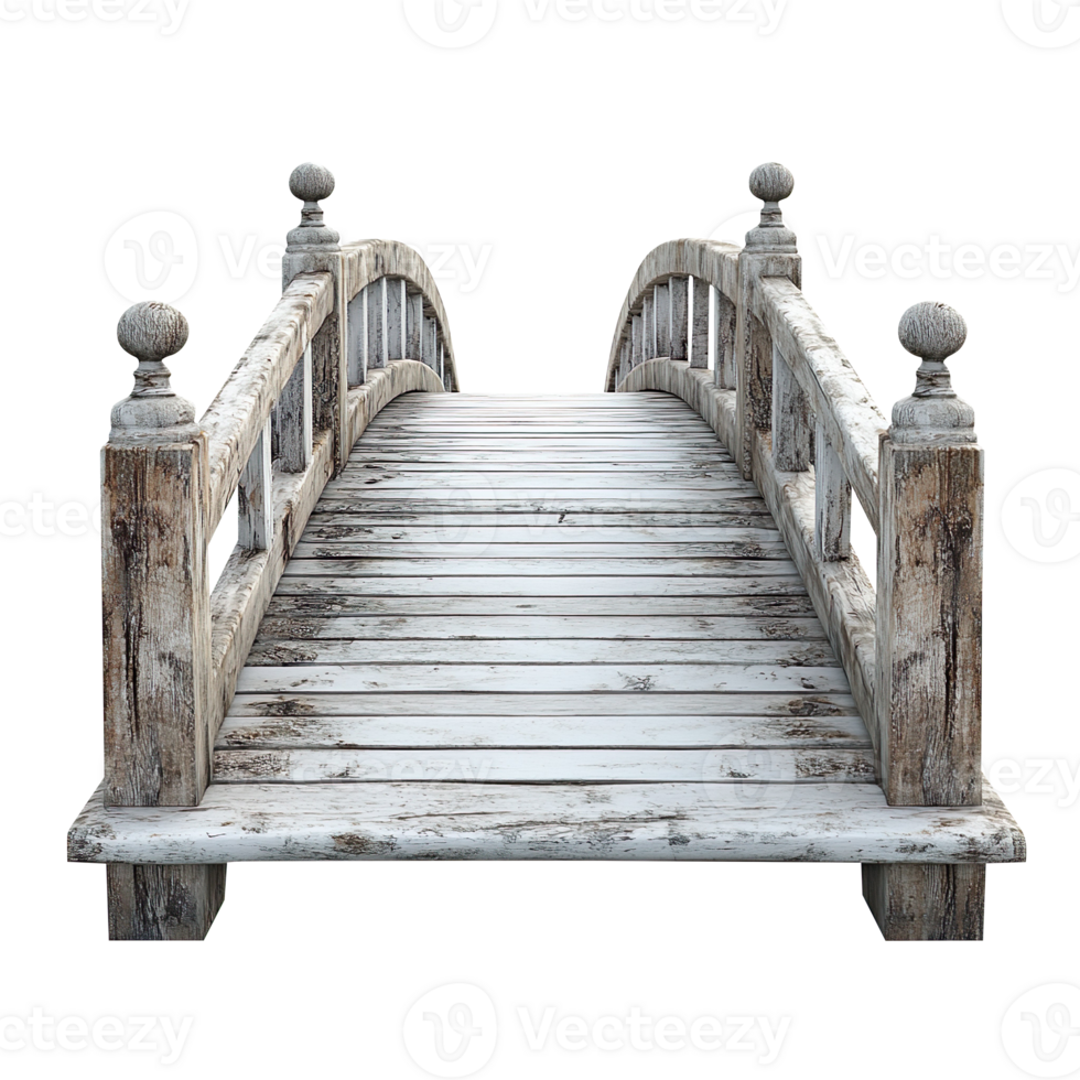 Bridge isolated on white or transparent background isolated on transparent background png