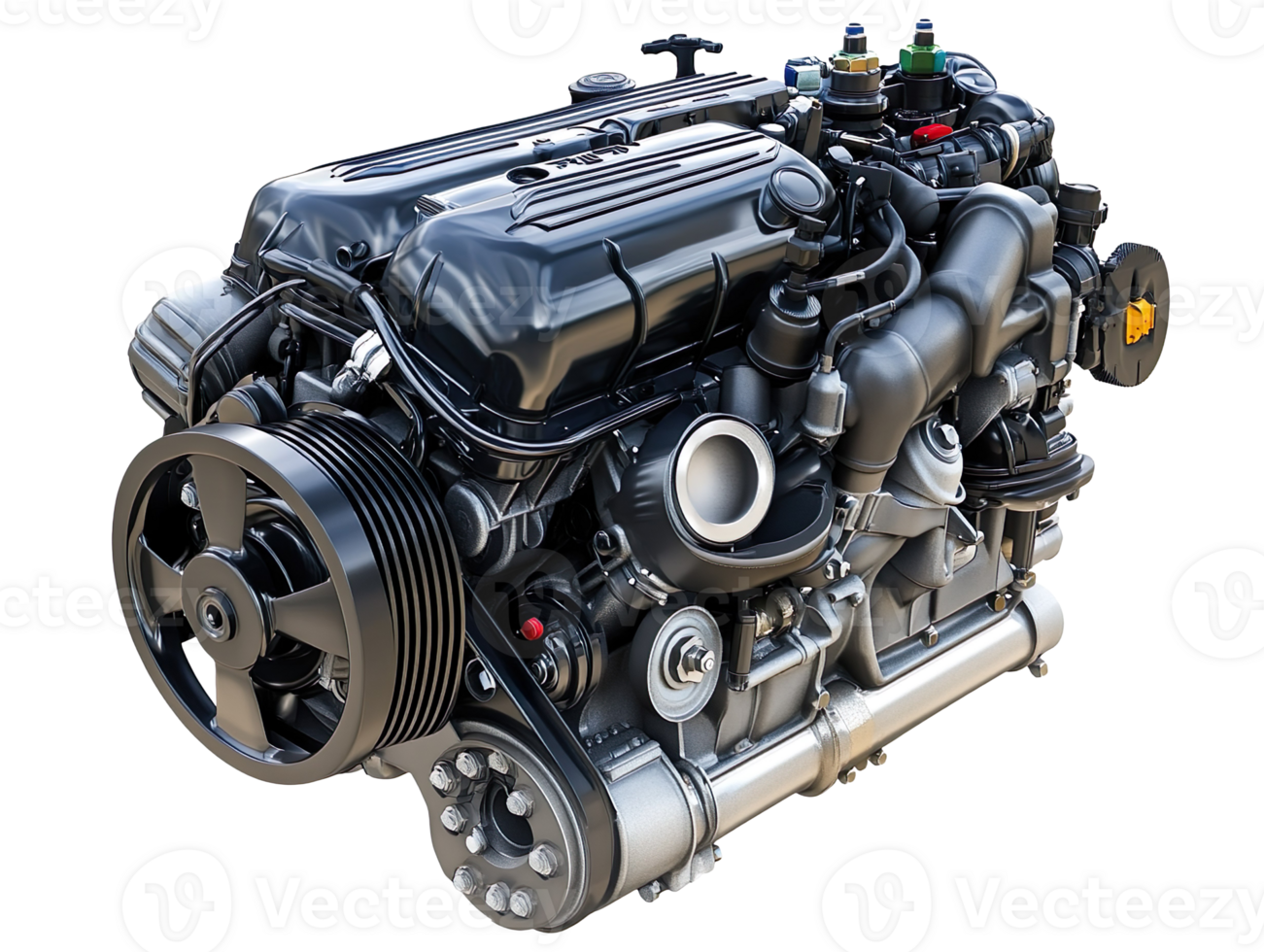 Car Engine isolated on transparent background png