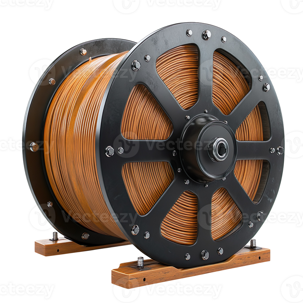 Cable Reel isolated on transparent background png
