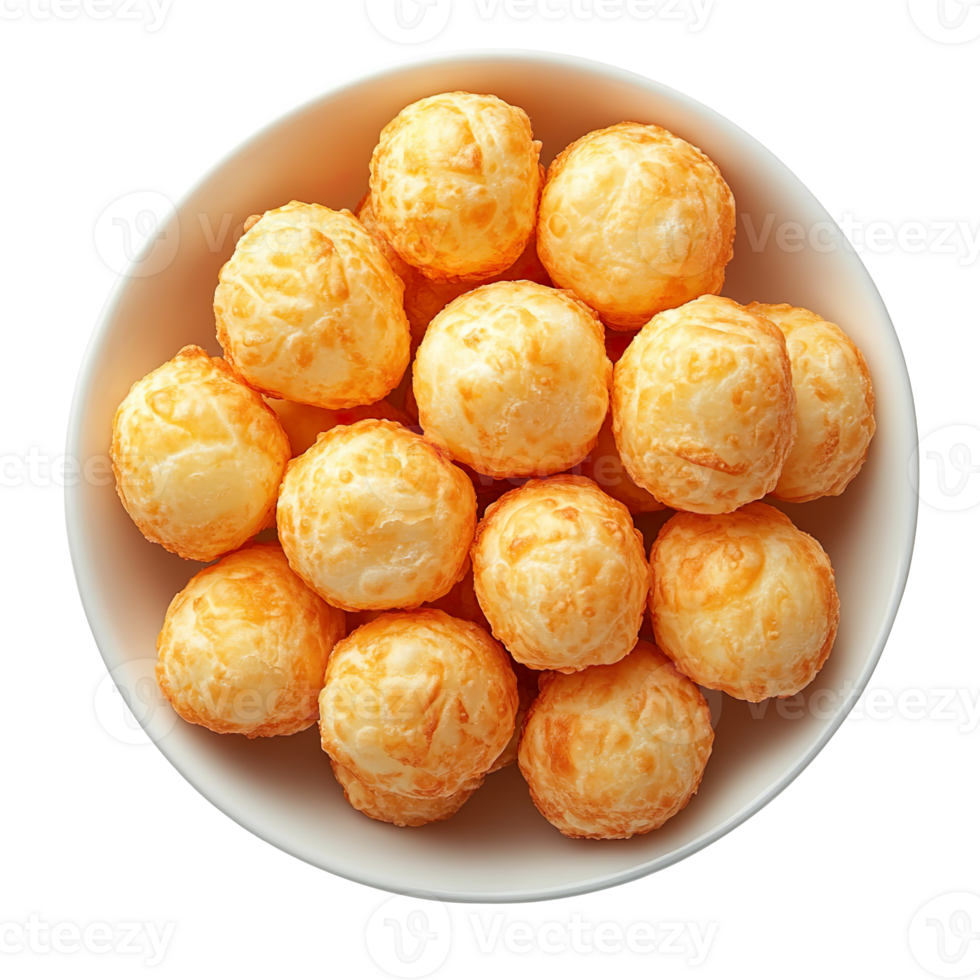 Cheese Puffs isolated on transparent background png