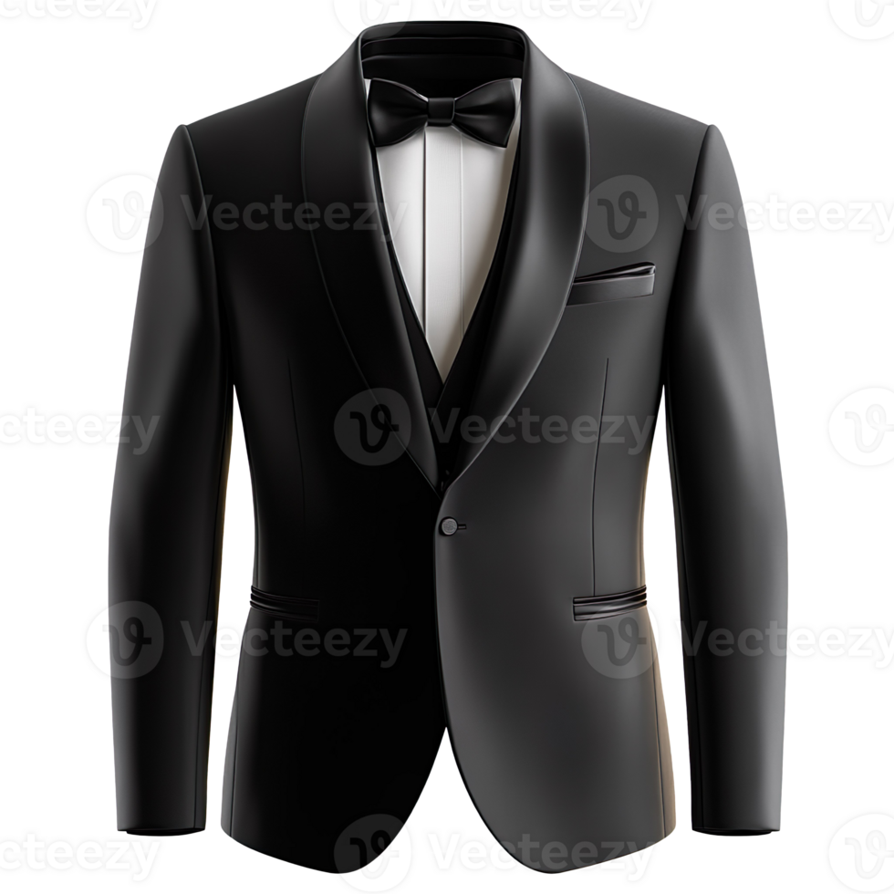 Classic Tuxedo Jacket isolated on transparent background png