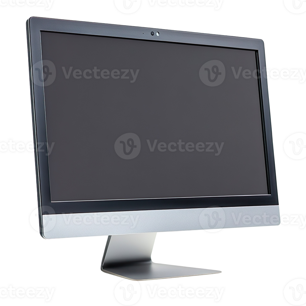 Computer monitor isolated on transparent background png