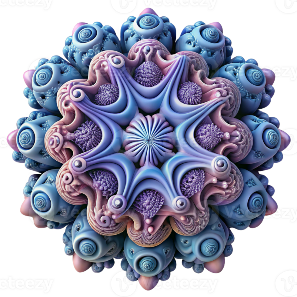 wonderful creative A Complex Fractal Pattern with Infinite D professional png