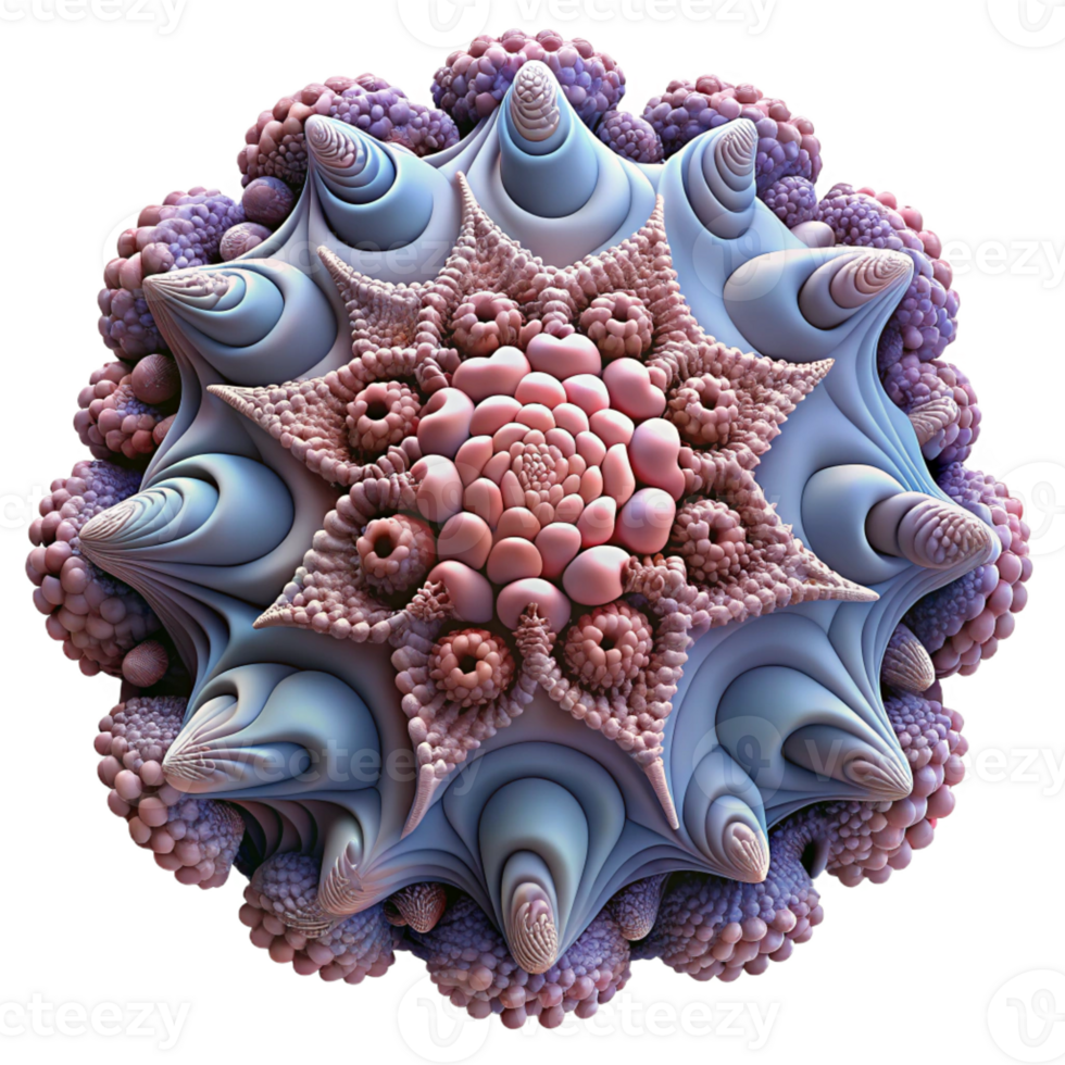 dramatic minimalist A Complex Fractal Pattern with Infinite D professional png