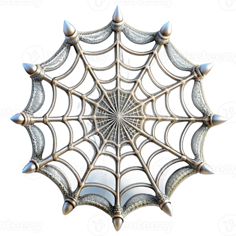 extraordinary abstract A Delicate Spider Web Glistening with Mo detailed png