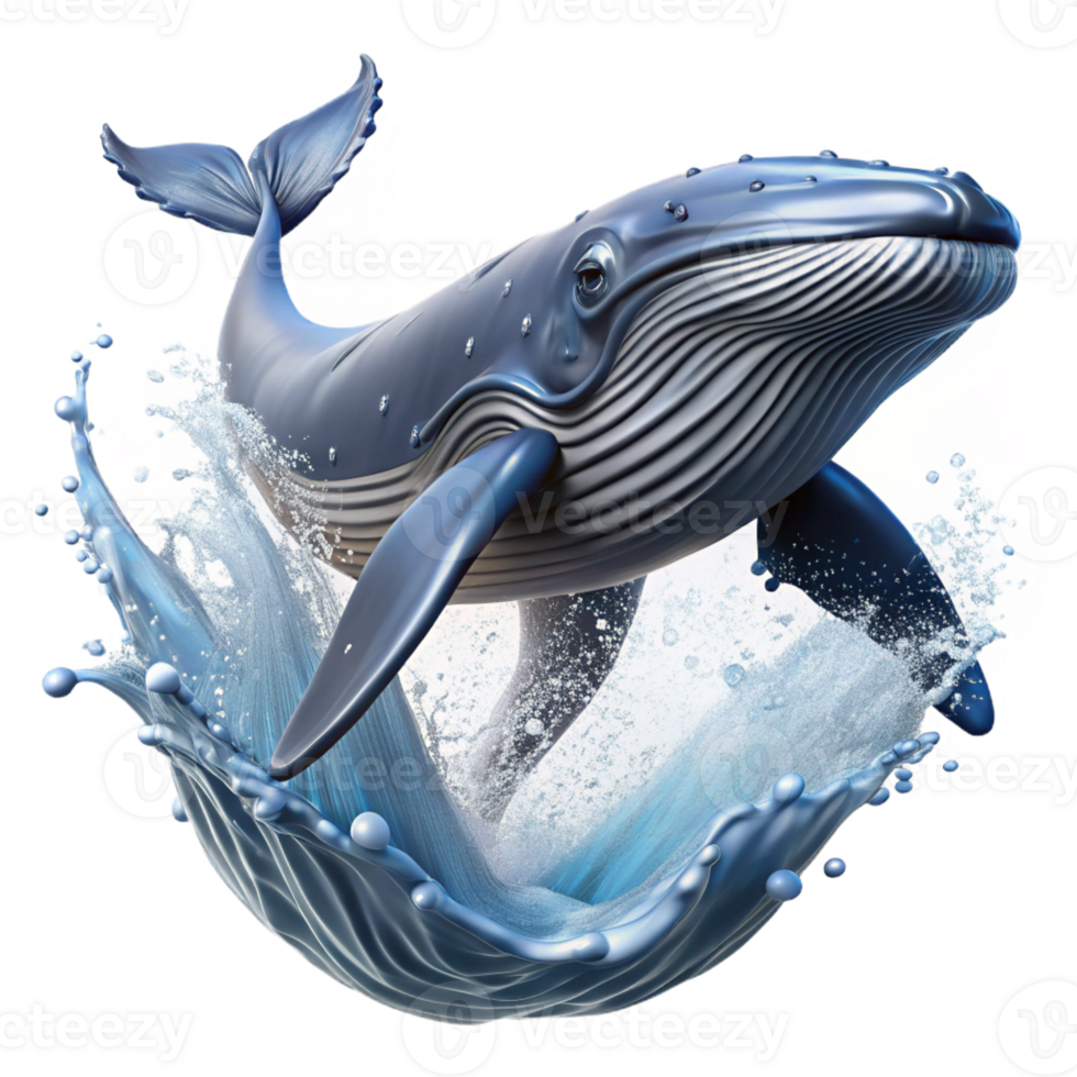 impressive rustic A Majestic Humpback Whale Breaching the Su professional png