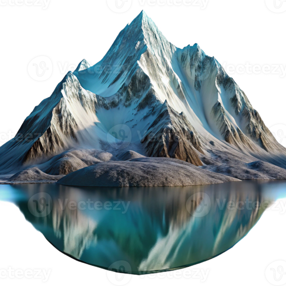 impressive classic A Majestic Snow Capped Mountain Range At high resolution png