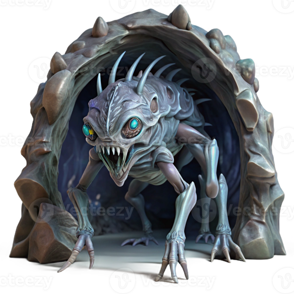 vibrant vintage A Highly Detailed Biomechanical Alien C genuine png