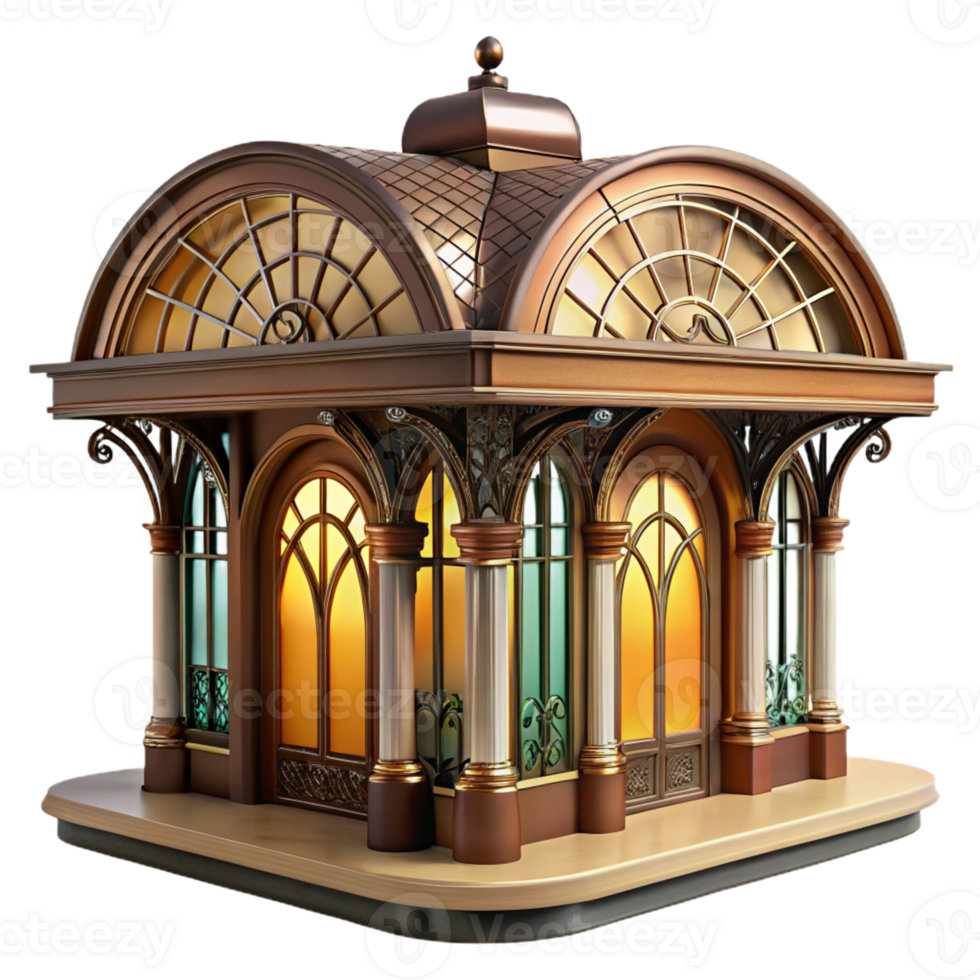 magnificent creative An Art Nouveau Metro Station with Intrica png