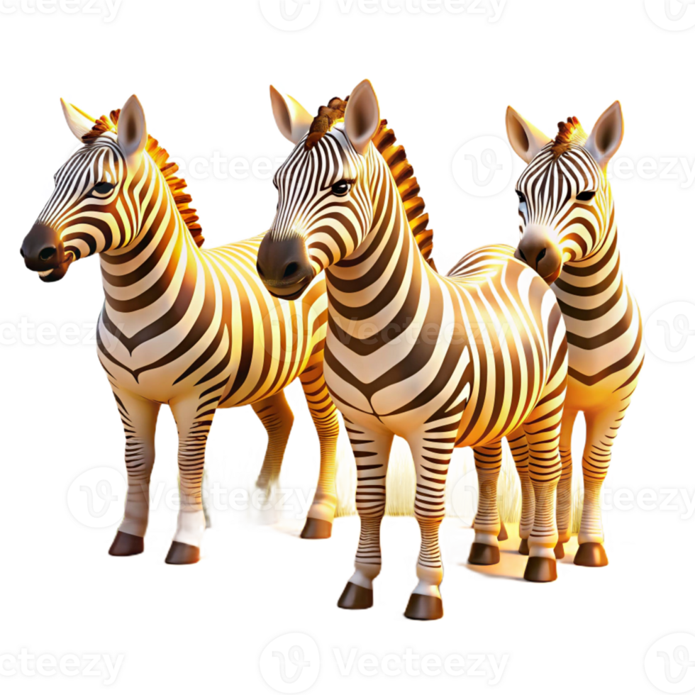extraordinary classic A Group of Zebras Grazing on the African S original png
