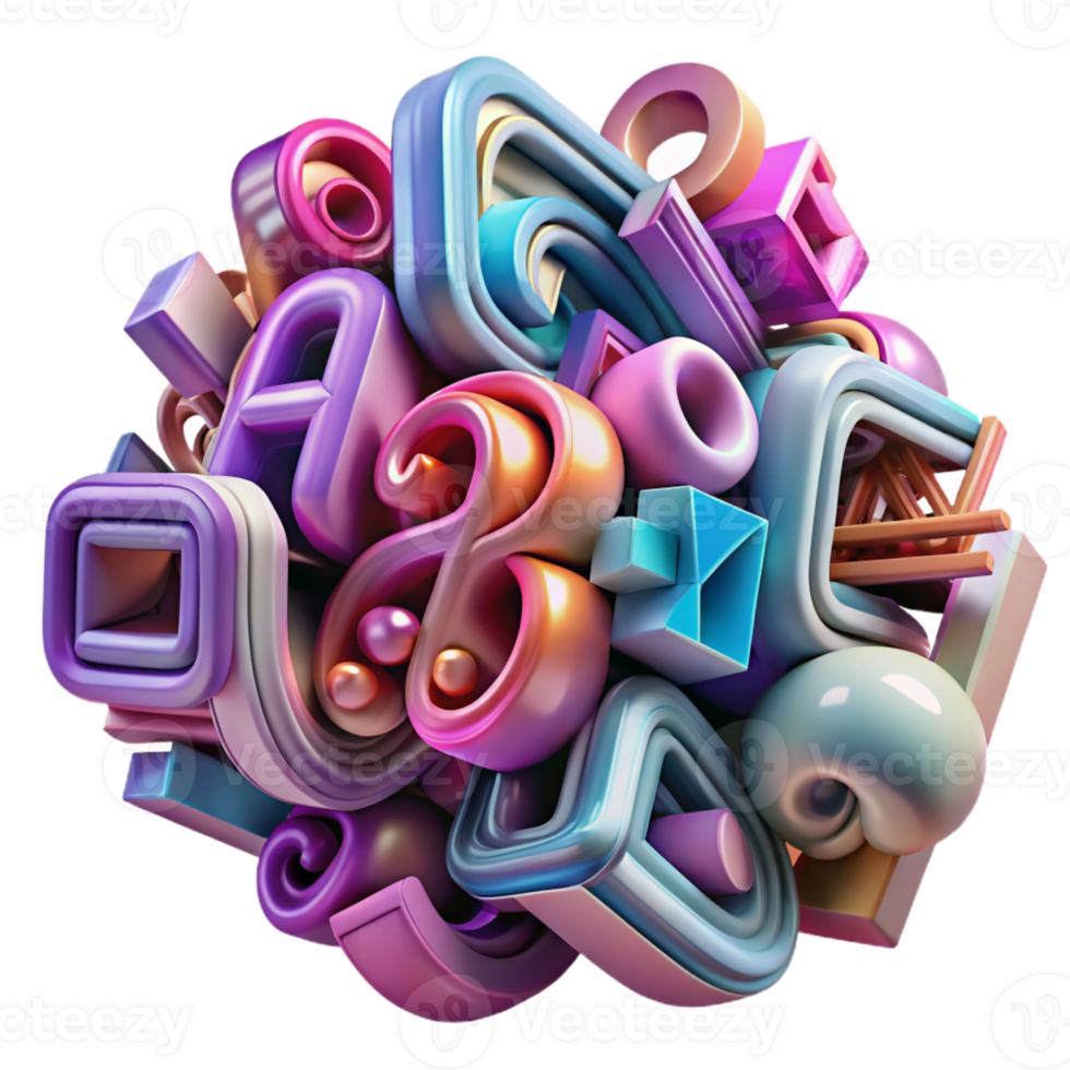 extraordinary traditional A Chaotic Jumble of Letters and Numbers png