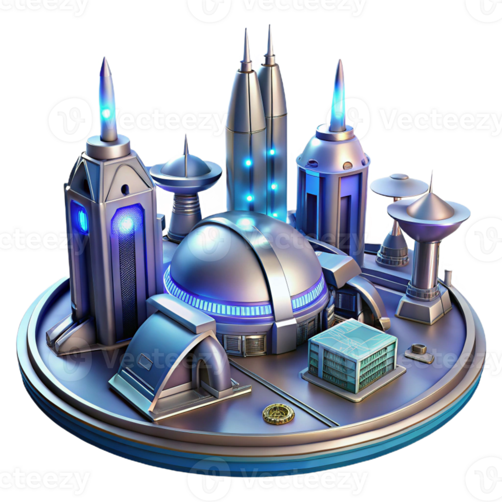 stunning classic A Futuristic Spaceport Sleek Metallic Str exclusive png