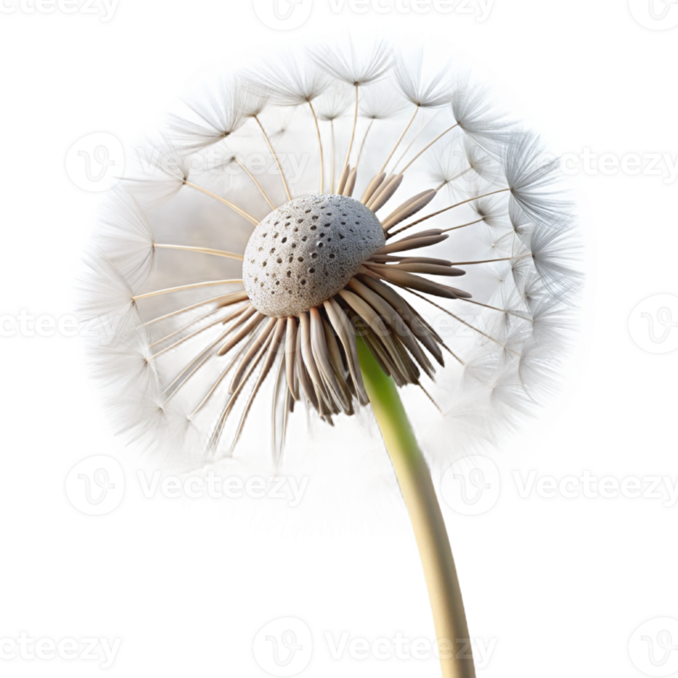 extraordinary classic A Single Dandelion Seed Head Blowing in Th genuine png