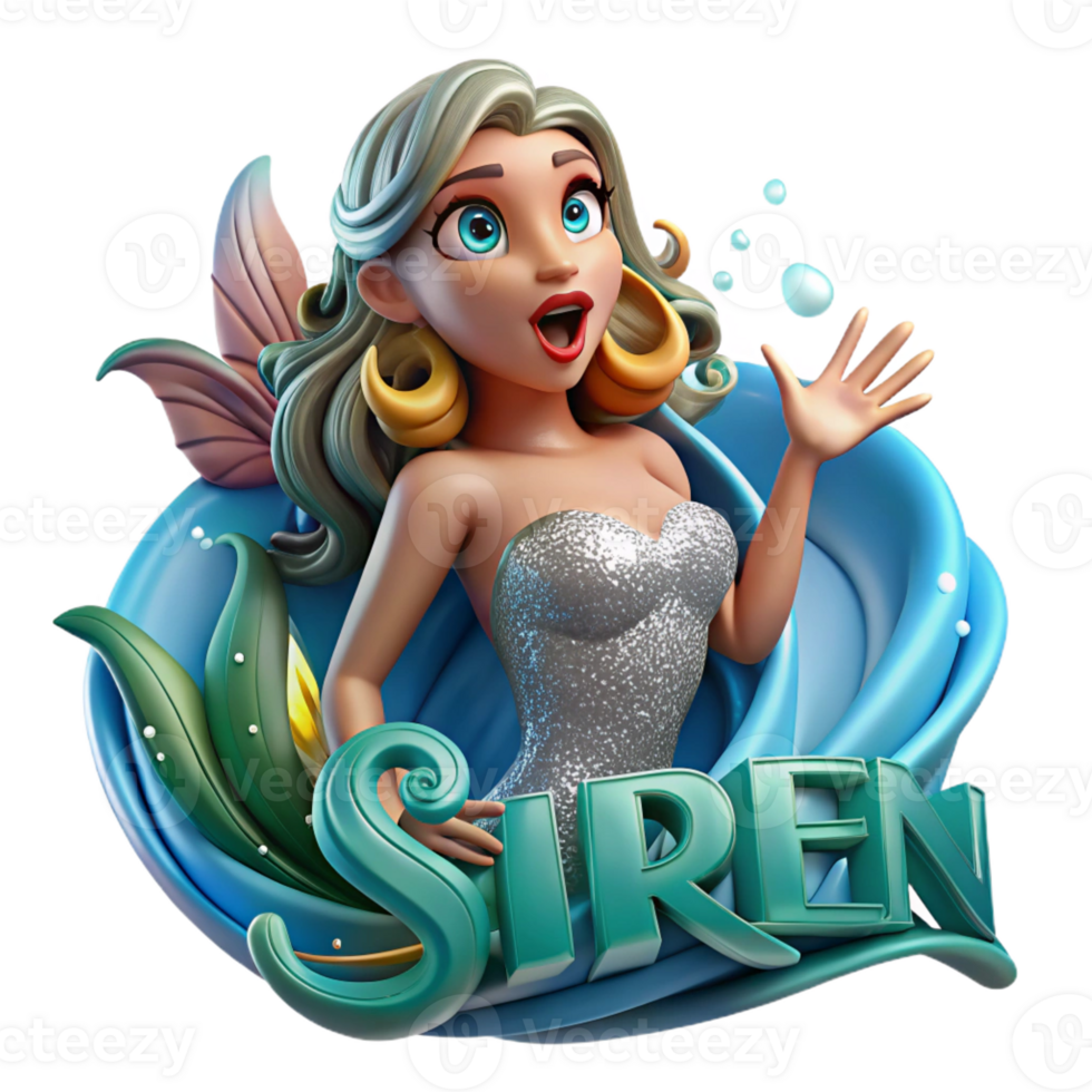 wonderful traditional Siren Enchanting Sailors authentic png