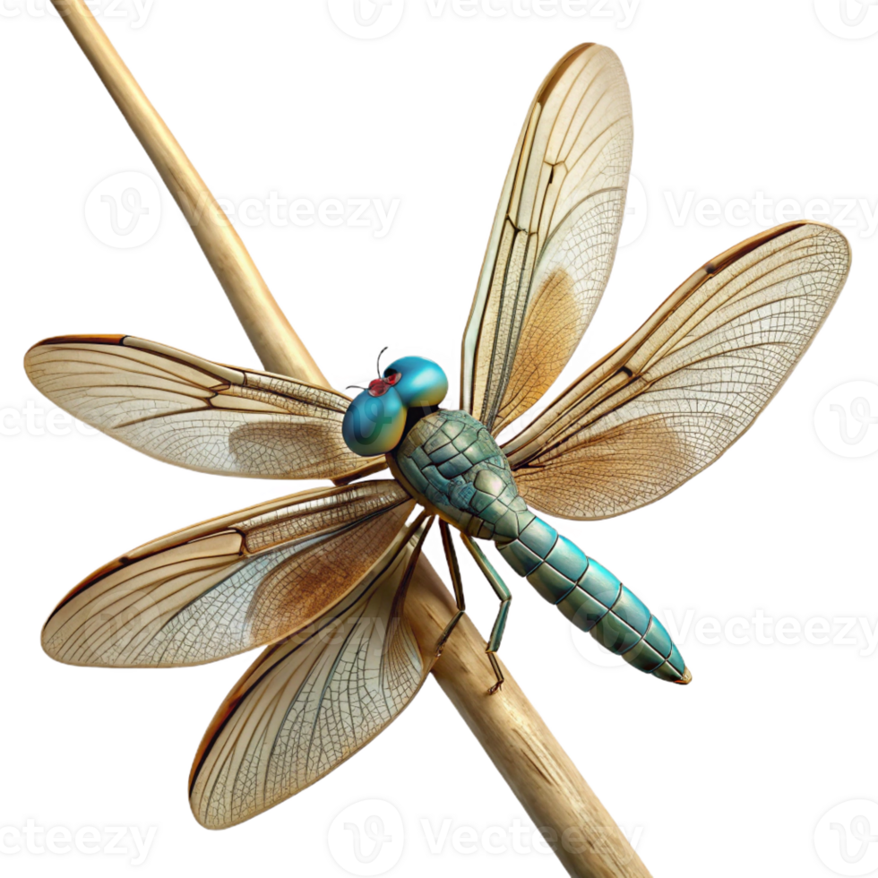 impressive creative A Close Up of a Dragonfly Perched on a Re exclusive png