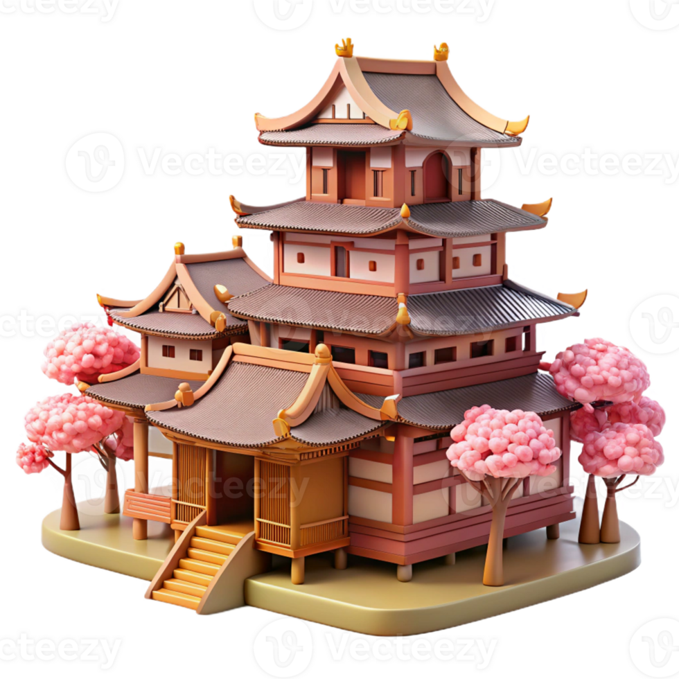 elegant creative A Crumbling Medieval Castle Perched Atop detailed png