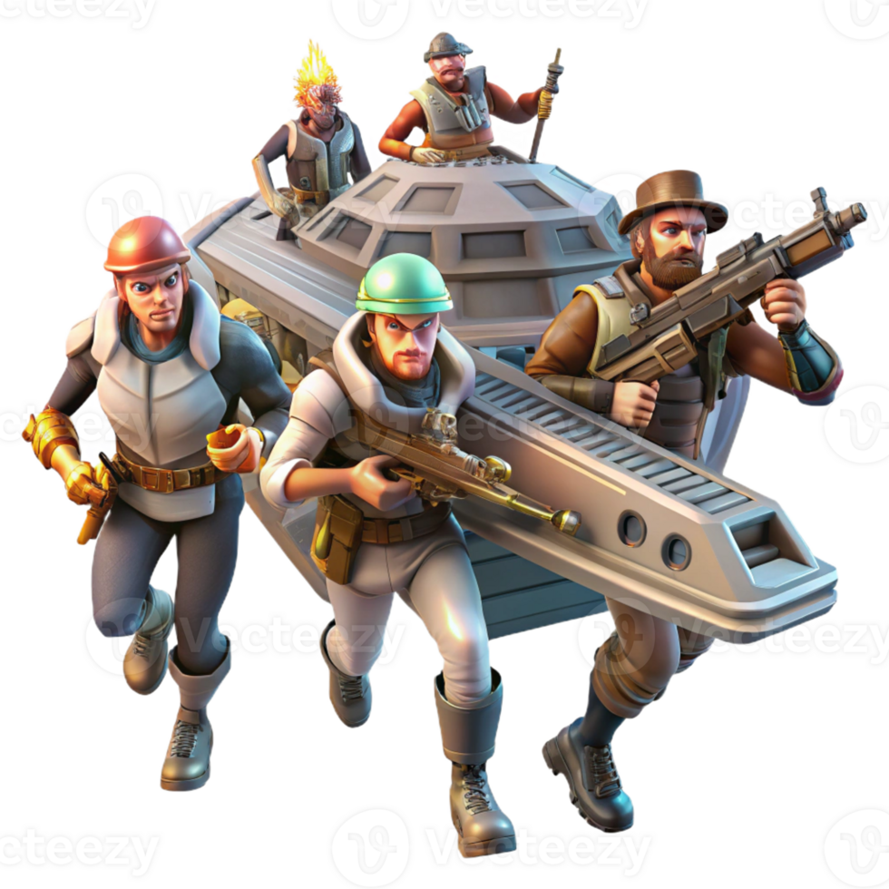 elegant minimalist A Group of Space Pirates in Tattered Clot original png