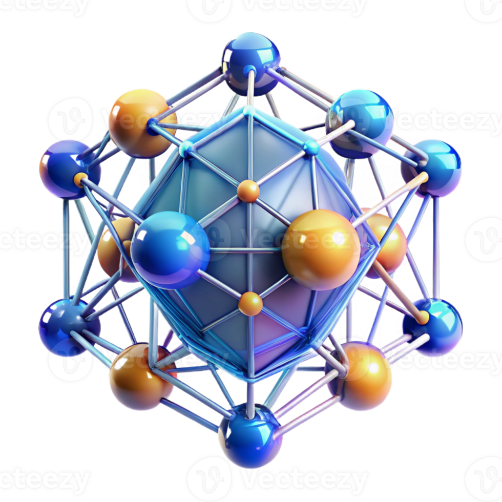 beautiful modern An Abstract Representation of Artificial detailed png