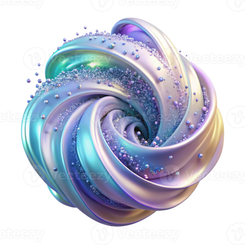 dramatic artistic A Field of Shimmering Iridescent Partic authentic png