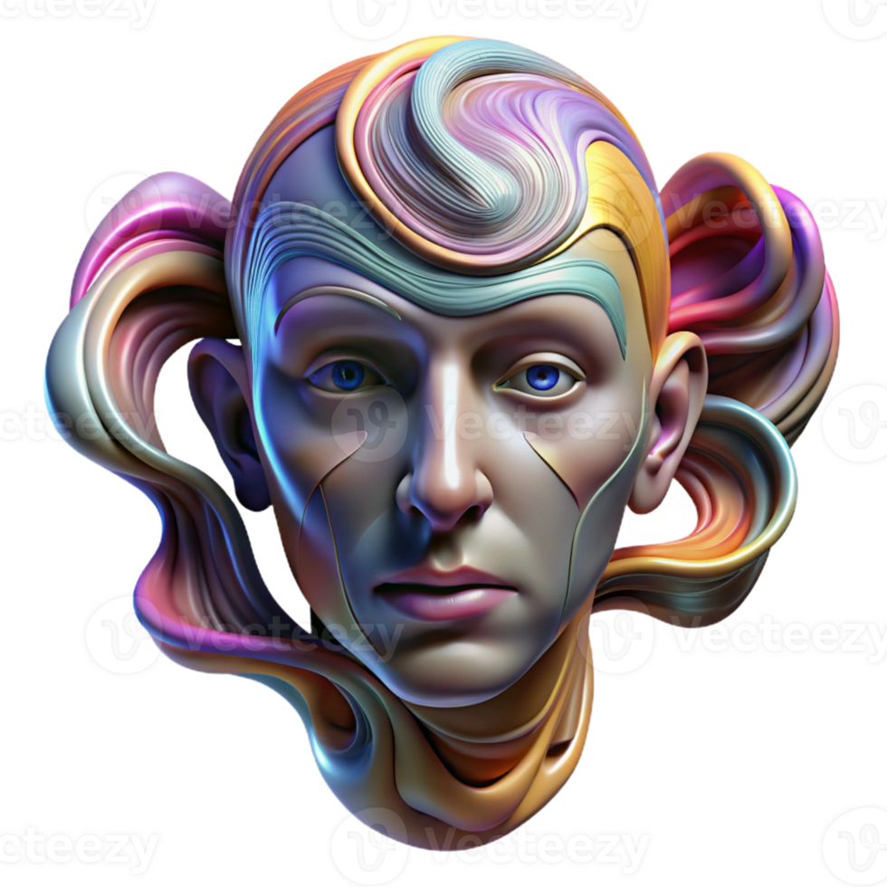 magnificent classic An Abstract Portrait of a Human Face Com high resolution png