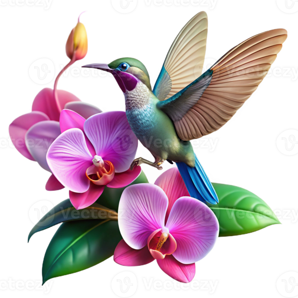 impressive traditional A Single Vibrant Hummingbird Hovering Ami high resolution png