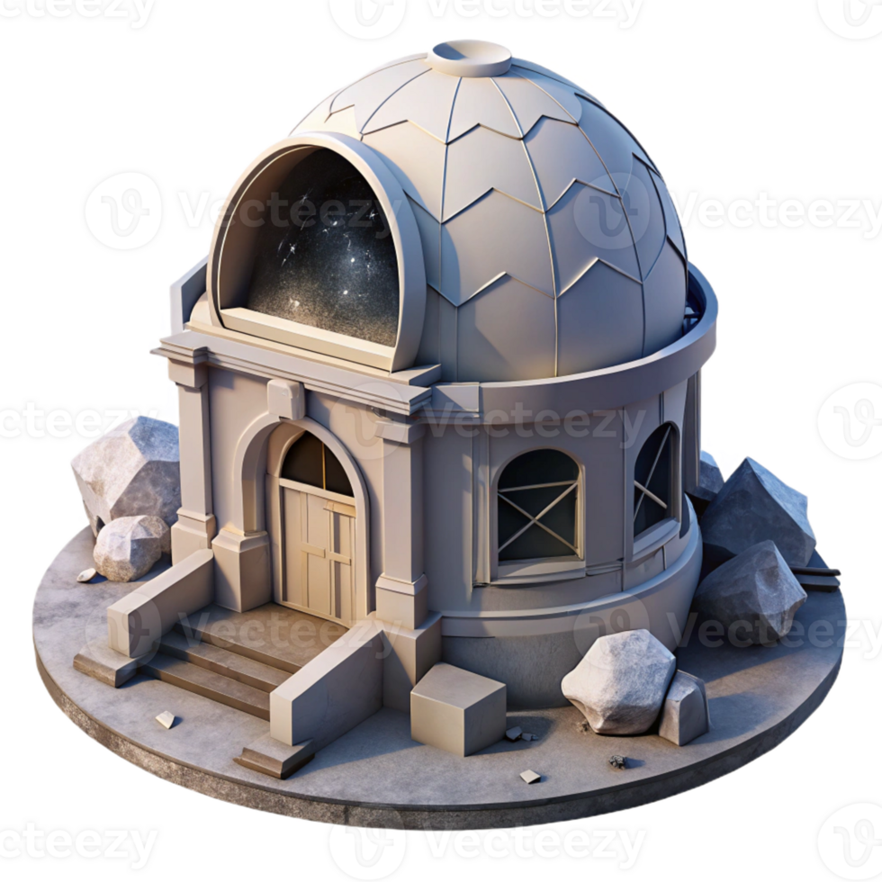 elegant creative An Abandoned Observatory Crumbling Dome exclusive png