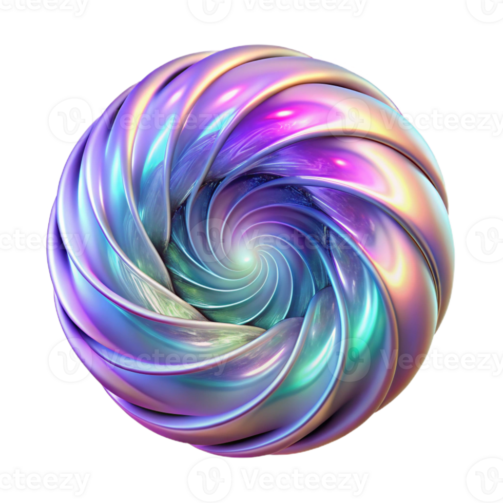 magnificent modern A Swirling Vortex of Iridescent Fractal Pa exclusive png