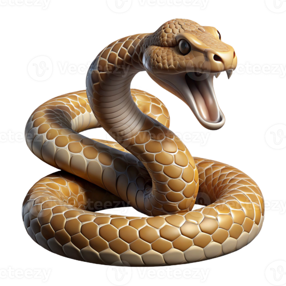 elegant contemporary A Coiled Rattlesnake Ready to Strike Des high resolution png