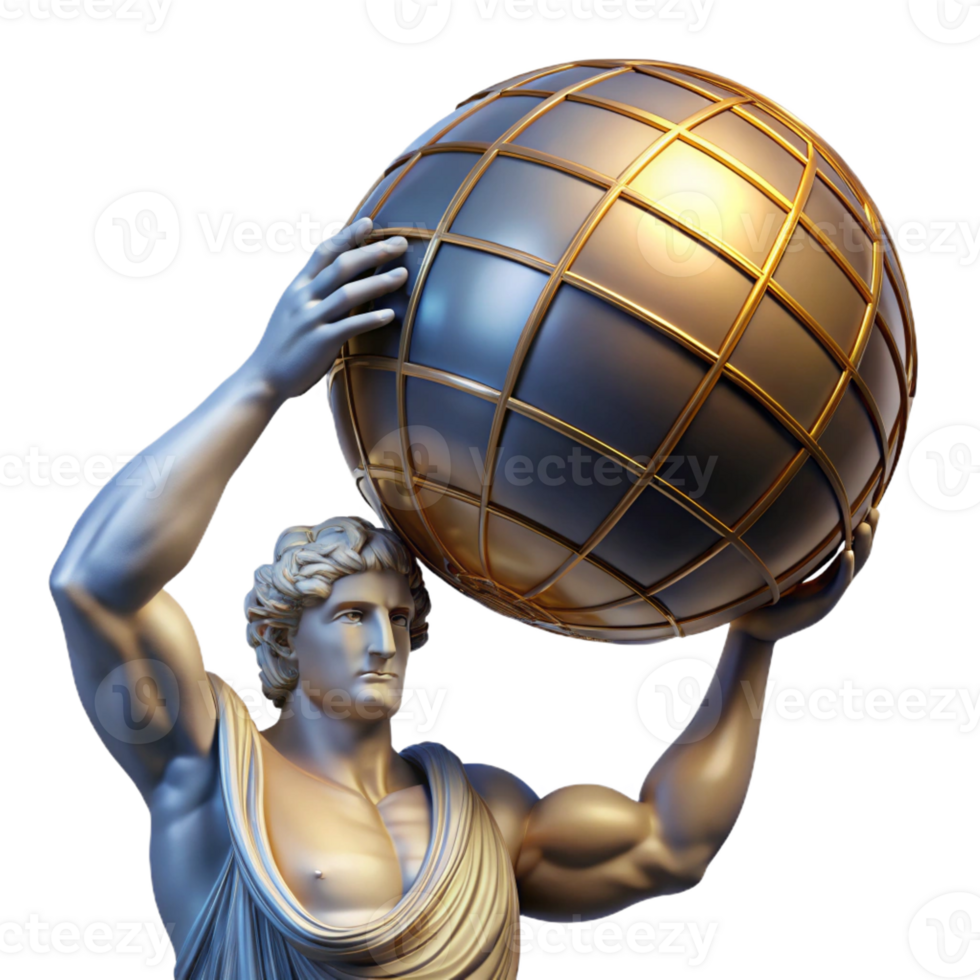 wonderful traditional Atlas Supporting the Celestial Sphere png