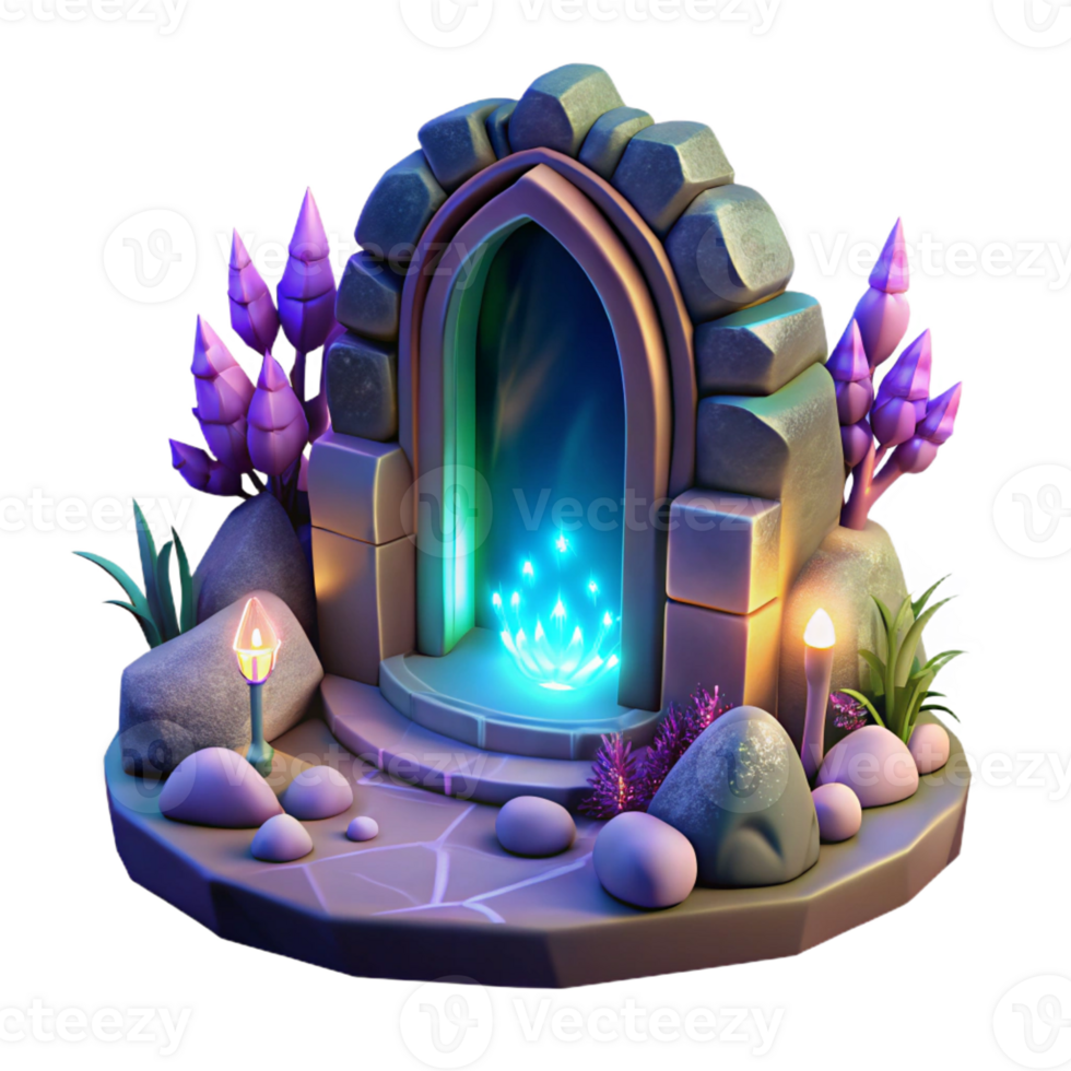 magnificent abstract A Hidden Portal Shimmering with Magical En professional png
