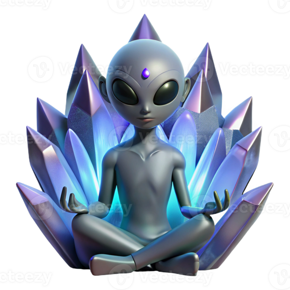 elegant classic A Humanoid Alien with Iridescent Skin An png