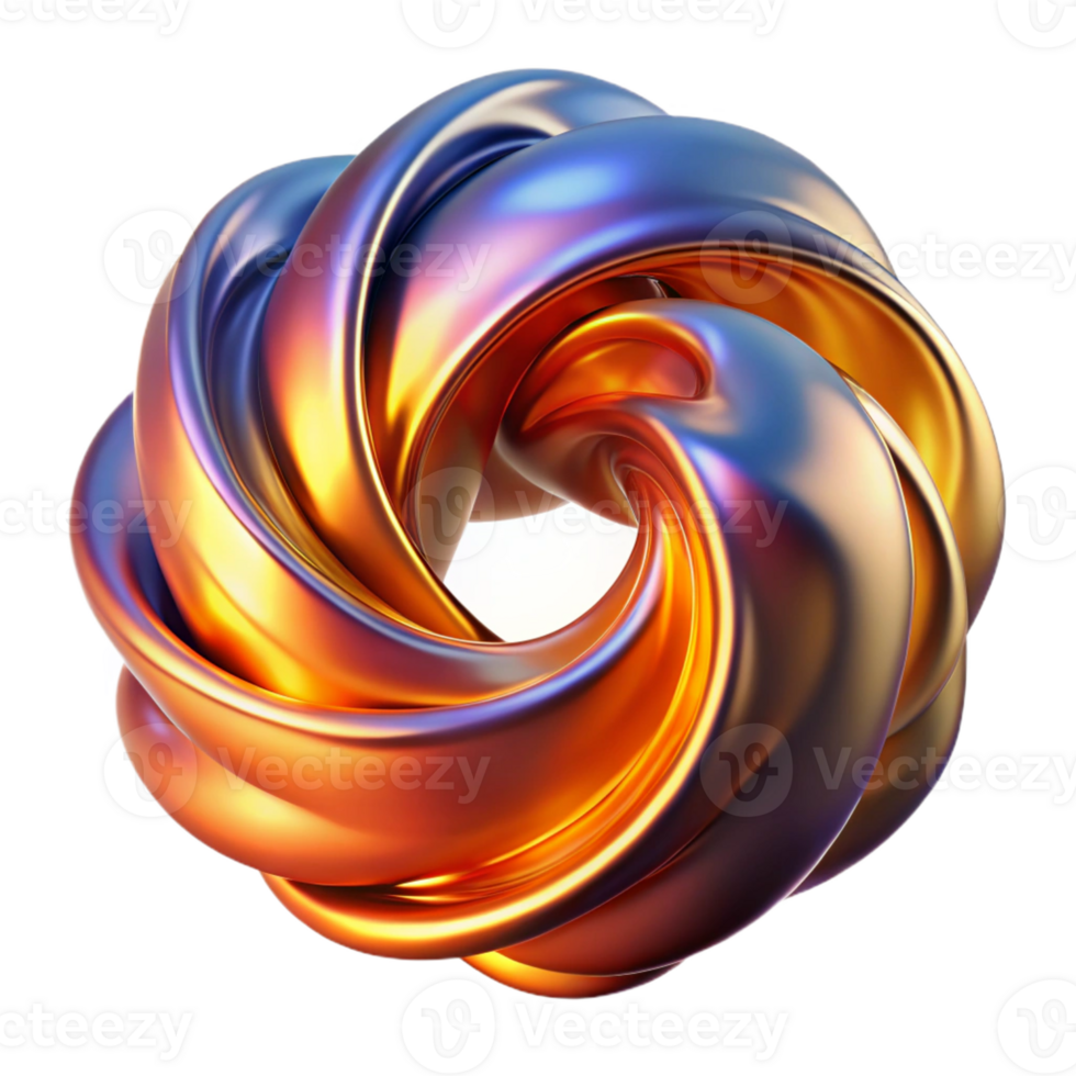 wonderful modern A Swirling Mass of Liquid Metal Reflecti detailed png