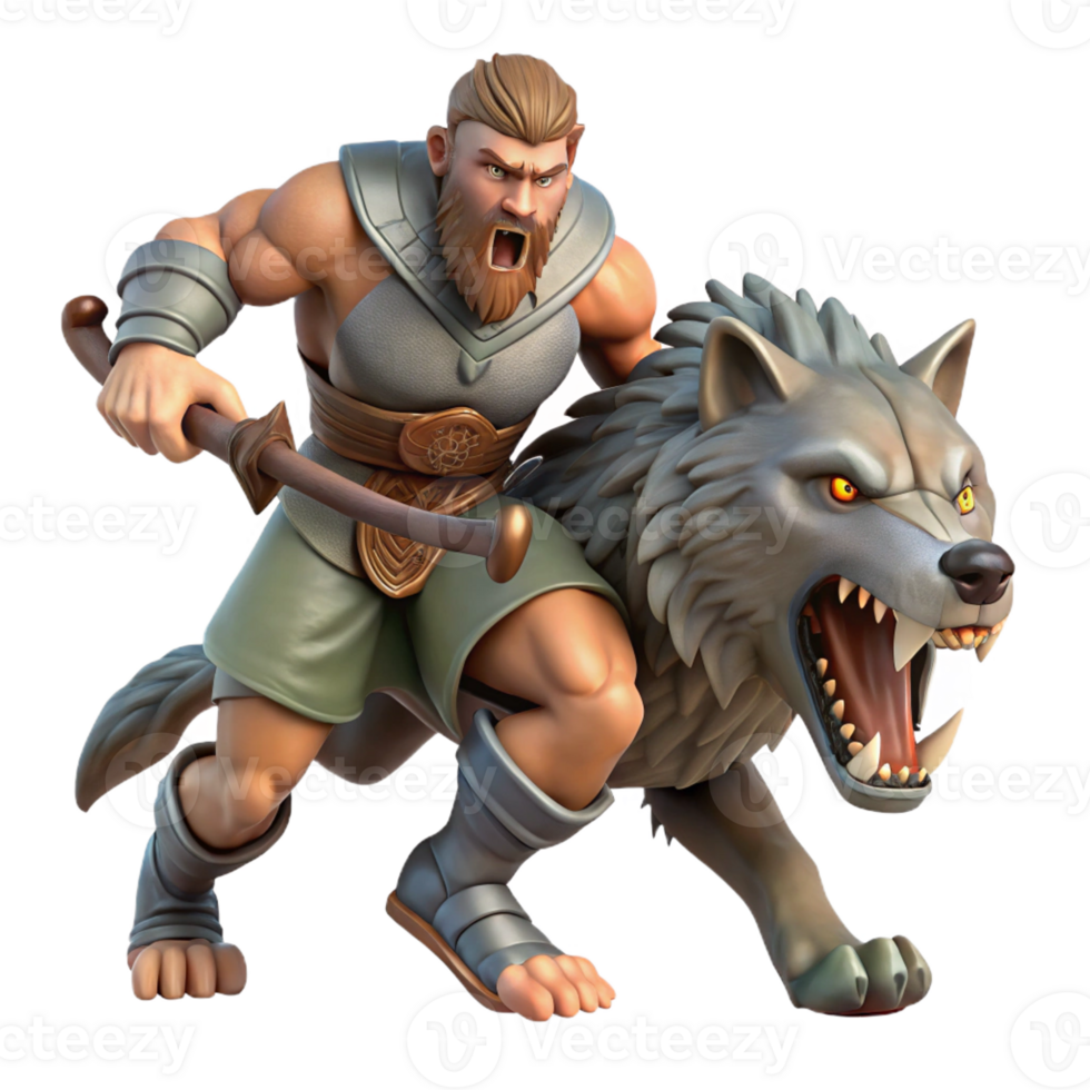 beautiful modern A Fierce Depiction of a Celtic Warrior Bat high quality png